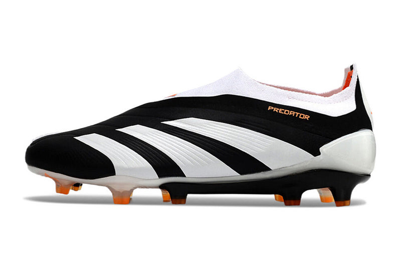 ADIDAS PREDATOR 24 LACELESS ELITE CAMPO - "PRETA E BRANCA"