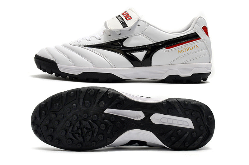 CHUTEIRA MIZUNO MORELIA II SOCIETY - BRANCA E PRETA