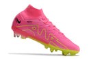 CHUTEIRA NIKE AIR ZOOM MERCURIAL SUPERFLY 9 ELITE TRAVA MISTA FIXA "LUCENT" - ROSA E AMARELA