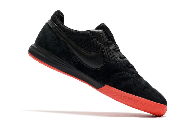 CHUTEIRA NIKE PREMIER II SALA FUTSAL - PRETA E VERMELHA