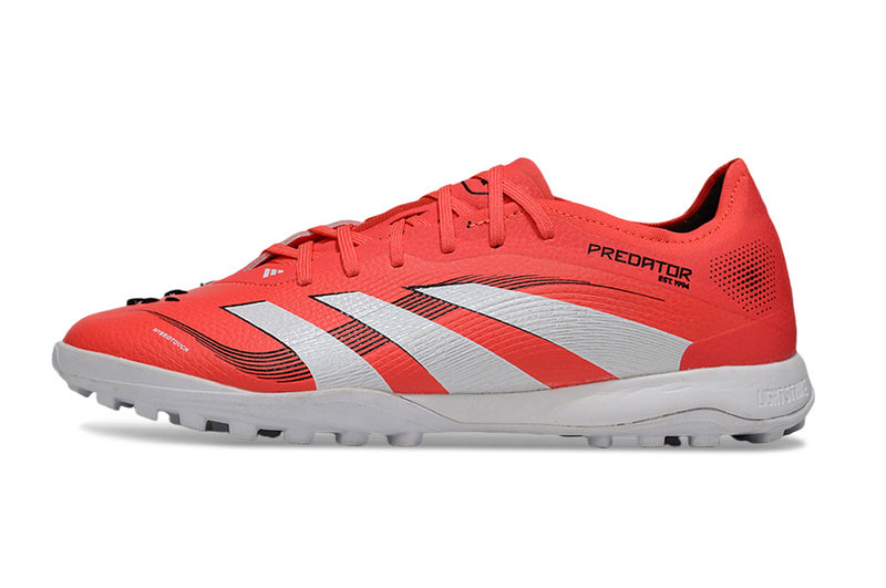 CHUTEIRA ADIDAS PREDATOR 25 ELITE SOCIETY "PURE VICTORY" - VERMELHA E BRANCA
