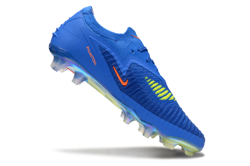 CHUTEIRA NIKE PHANTOM 6 ELITE CAMPO - AZUL E LARANJA