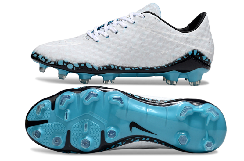 CHUTEIRA NIKE HYPERVENOM SE ELITE CAMPO "HYDRA" - AZUL E PRETA