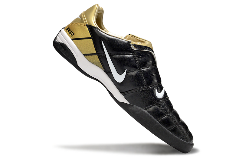 CHUTEIRA NIKE AIR ZOOM TOTAL 90 III FUTSAL - PRETA E DOURADA