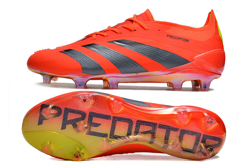 ADIDAS PREDATOR 24 ELITE CAMPO "PREDSTRIKE" - LARANJA E CINZA