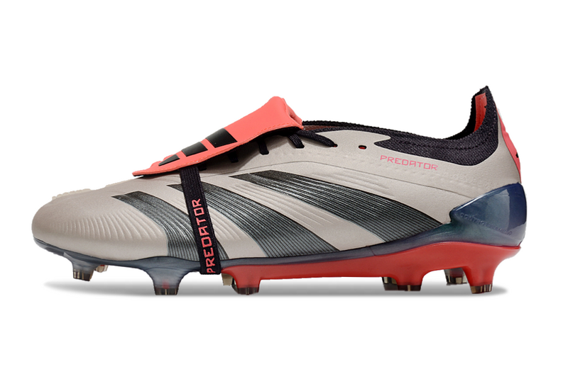 ADIDAS PREDATOR 24 FT ELITE CAMPO "VIVID HORIZON" - CINZA E LARANJA