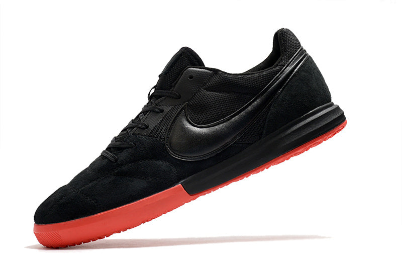 CHUTEIRA NIKE PREMIER II SALA FUTSAL - PRETA E VERMELHA