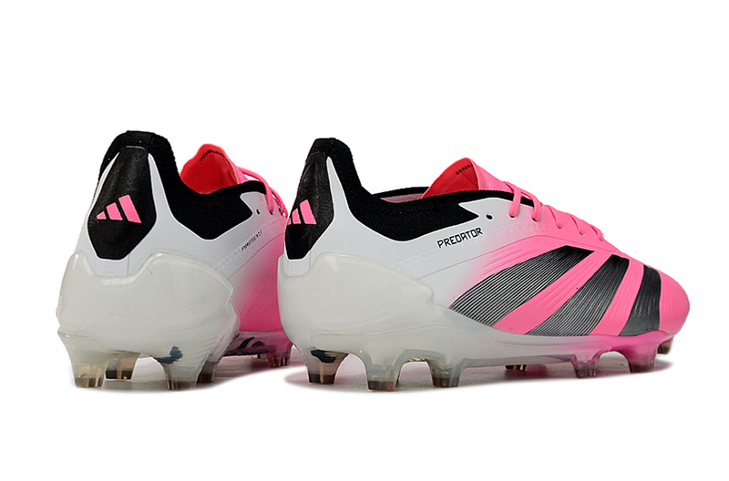 ADIDAS PREDATOR 24 ELITE CAMPO - BRANCA E ROSA
