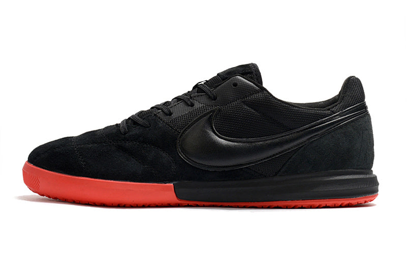 CHUTEIRA NIKE PREMIER II SALA FUTSAL - PRETA E VERMELHA