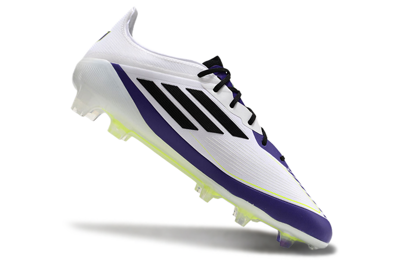 CHUTEIRA ADIDAS F50 ELITE CAMPO "TRIUNFO ESTELAR" - BRANCA E ROXA