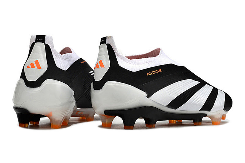 ADIDAS PREDATOR 24 LACELESS ELITE CAMPO - "PRETA E BRANCA"