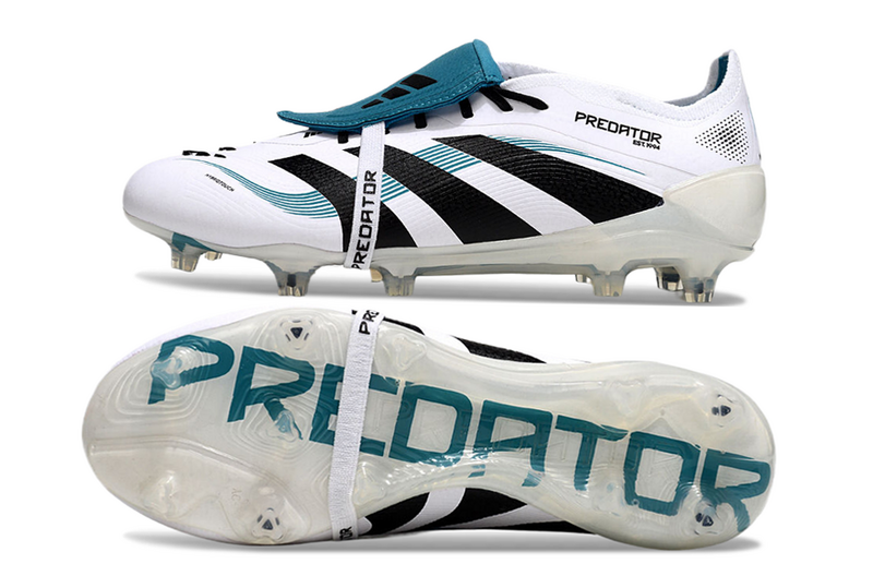 ADIDAS PREDATOR 25 FT ELITE CAMPO - BRANCA E PRETA