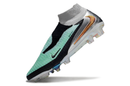 CHUTEIRA NIKE PHANTOM 6 HIGH ELITE CAMPO - VERDE E PRETA