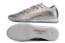 CHUTEIRA NIKE AIR ZOOM MERCURIAL VAPOR 15 ELITE FUTSAL "ANNIVERSARY" - PRATA