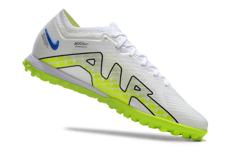 CHUTEIRA NIKE MERCURIAL AIR ZOOM VAPOR 15 ELITE SOCIETY - BRANCA E VERDE