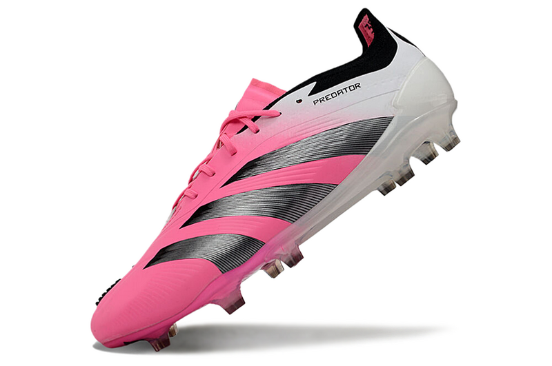 ADIDAS PREDATOR 24 ELITE CAMPO - BRANCA E ROSA