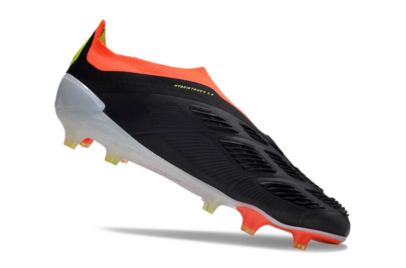 ADIDAS PREDATOR 24 LACELESS ELITE CAMPO "SOLAR ENERGY" - PRETA E LARANJA