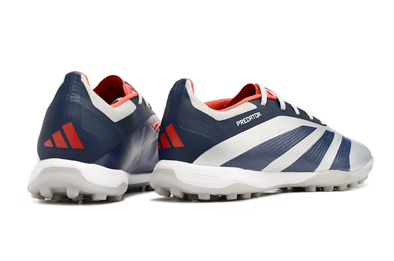 CHUTEIRA ADIDAS PREDATOR 24 ELITE SOCIETY - AZUL,BRANCA E VERMELHA
