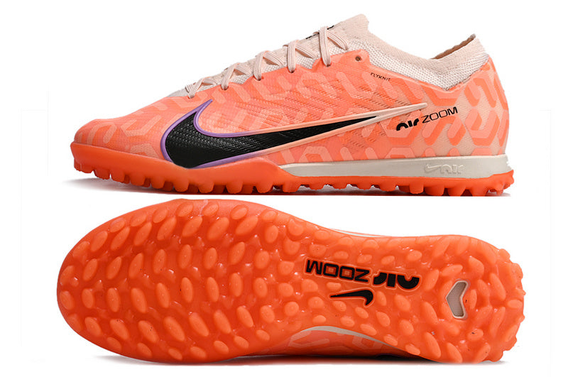 CHUTEIRA NIKE MERCURIAL AIR ZOOM VAPOR 15 ELITE SOCIETY "UNITED" - LARANJA