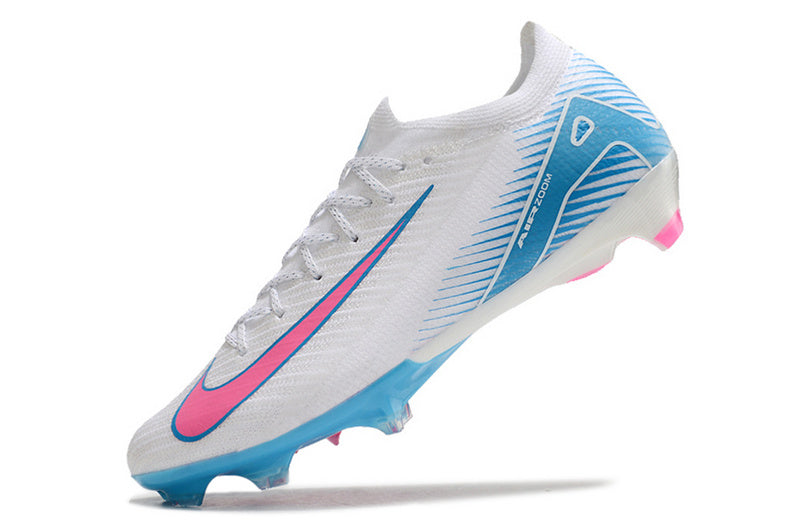CHUTEIRA NIKE AIR ZOOM MERCURIAL VAPOR 16 ELITE CAMPO - BRANCA E ROSA