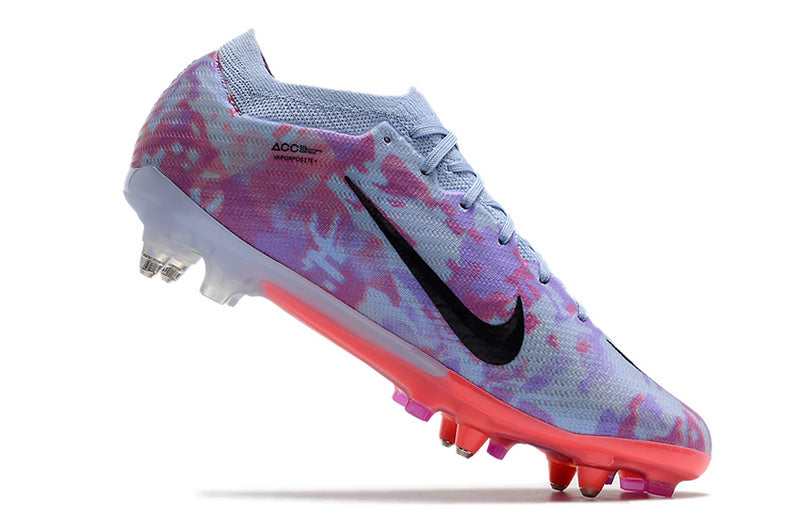 CHUTEIRA NIKE AIR ZOOM MERCURIAL VAPOR 15 ELITE TRAVA MISTA FIXA "VALENTINE'S DAY" - ROXA