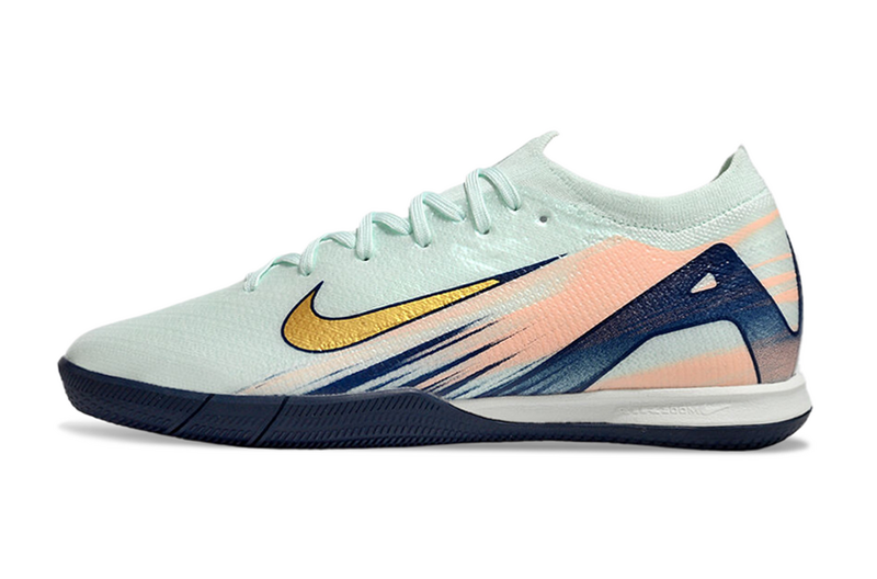 CHUTEIRA NIKE AIR ZOOM MERCURIAL VAPOR 16 ELITE FUTSAL "DREAM SPEED" - AZUL E ROSA