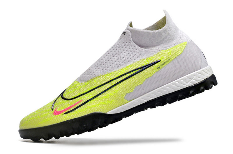 CHUTEIRA NIKE PHANTOM GX DYNAMIC FIT ELITE SOCIETY - BRANCA E VERDE