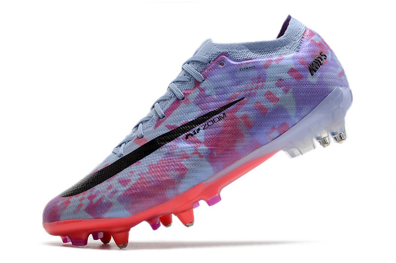 CHUTEIRA NIKE AIR ZOOM MERCURIAL VAPOR 15 ELITE TRAVA MISTA FIXA "VALENTINE'S DAY" - ROXA