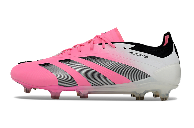 ADIDAS PREDATOR 24 ELITE CAMPO - BRANCA E ROSA