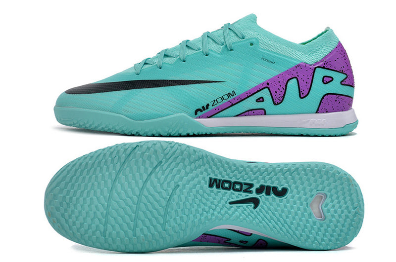 CHUTEIRA NIKE AIR ZOOM MERCURIAL VAPOR 15 ELITE FUTSAL "READY" - AZUL E ROXA