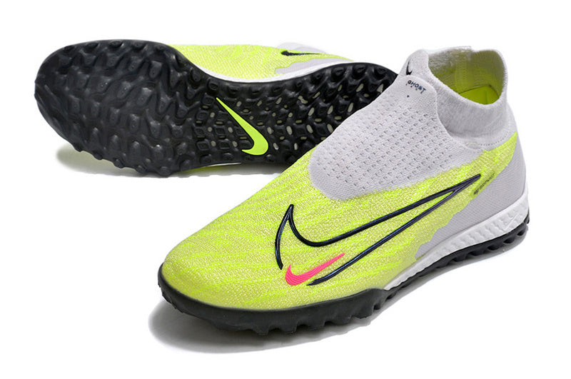 CHUTEIRA NIKE PHANTOM GX DYNAMIC FIT ELITE SOCIETY - BRANCA E VERDE