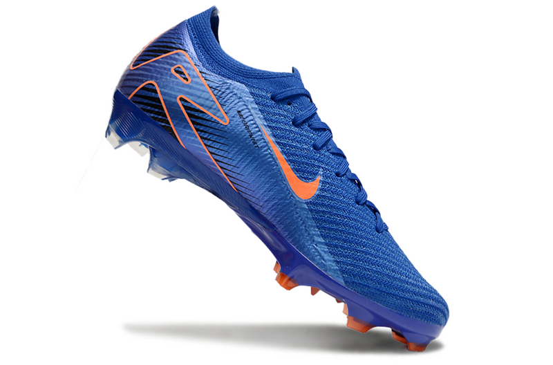 CHUTEIRA NIKE AIR ZOOM MERCURIAL VAPOR 16 ELITE CAMPO - AZUL E LARANJA