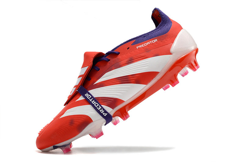 ADIDAS PREDATOR 24 FT ELITE CAMPO - LARANJA E BRANCA