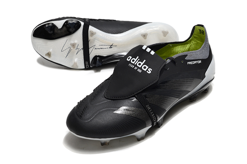 ADIDAS PREDATOR 24 FT ELITE CAMPO - PRETA E BRANCA