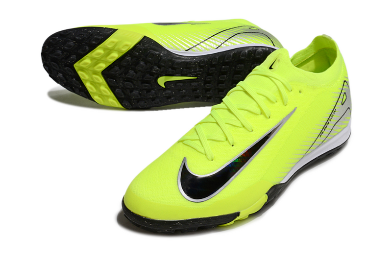 CHUTEIRA NIKE MERCURIAL AIR ZOOM VAPOR 16 ELITE SOCIETY "MAD VOLTAGE" - VERDE