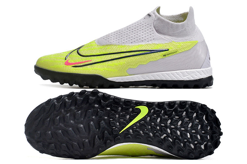 CHUTEIRA NIKE PHANTOM GX DYNAMIC FIT ELITE SOCIETY - BRANCA E VERDE
