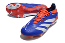 ADIDAS PREDATOR 24 ELITE TRAVA MISTA - AZUL, VERMELHA E BRANCA