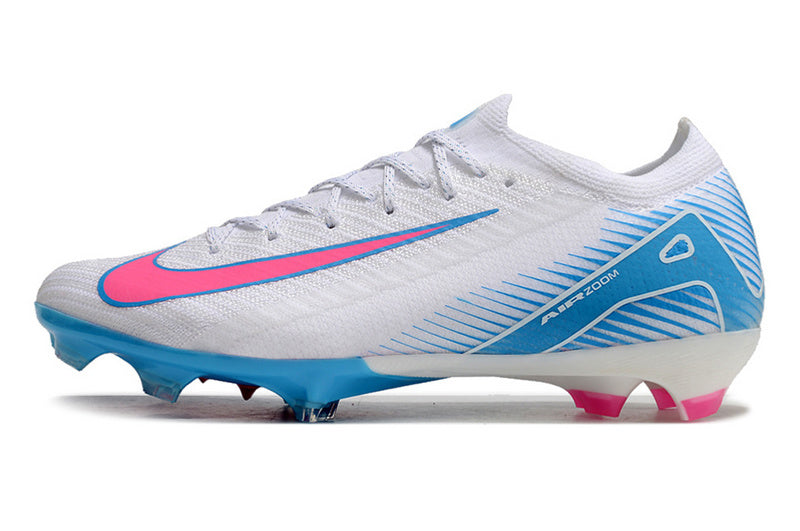 CHUTEIRA NIKE AIR ZOOM MERCURIAL VAPOR 16 ELITE CAMPO - BRANCA E ROSA