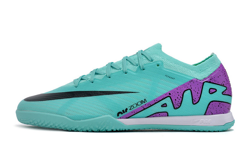 CHUTEIRA NIKE AIR ZOOM MERCURIAL VAPOR 15 ELITE FUTSAL "READY" - AZUL E ROXA