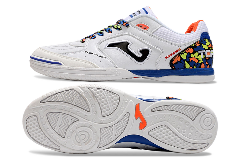 CHUTEIRA JOMA TOP FLEX FUTSAL - BRANCA
