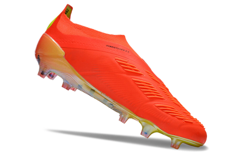 ADIDAS PREDATOR 24 LACELESS ELITE CAMPO "PREDSTIRKE" - LARANJA E PRETA
