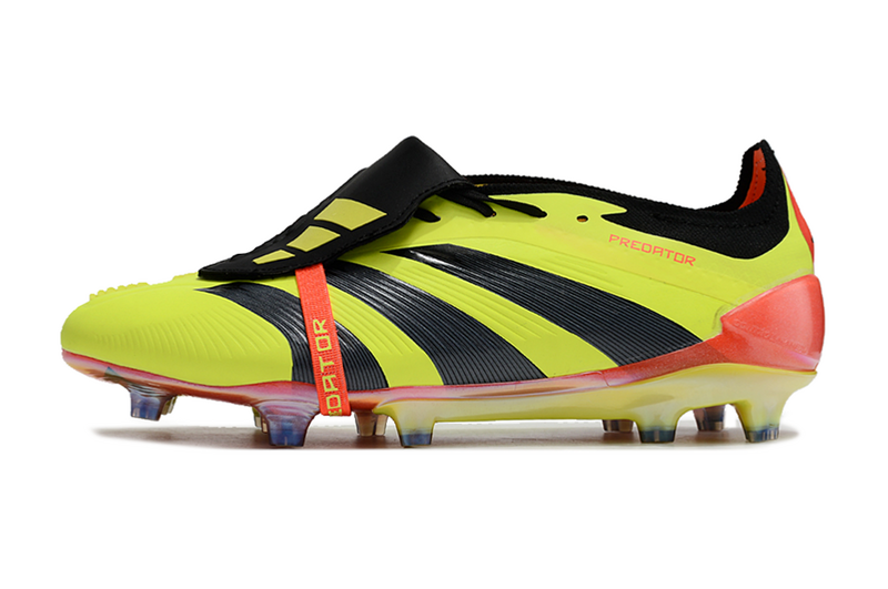 ADIDAS PREDATOR 24 FT ELITE CAMPO ''ENERGY CITRUS'' - PRETA E AMARELA