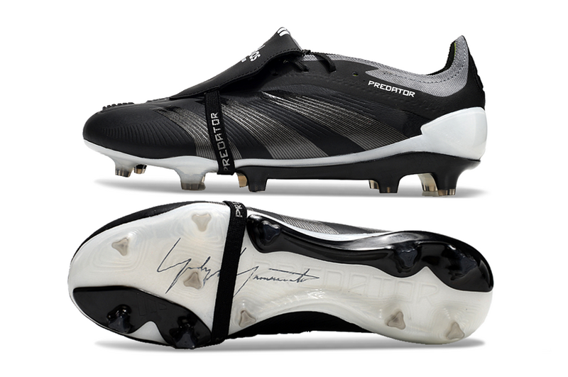 ADIDAS PREDATOR 24 FT ELITE CAMPO - PRETA E BRANCA