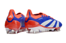 ADIDAS PREDATOR 24 ELITE TRAVA MISTA - AZUL, VERMELHA E BRANCA