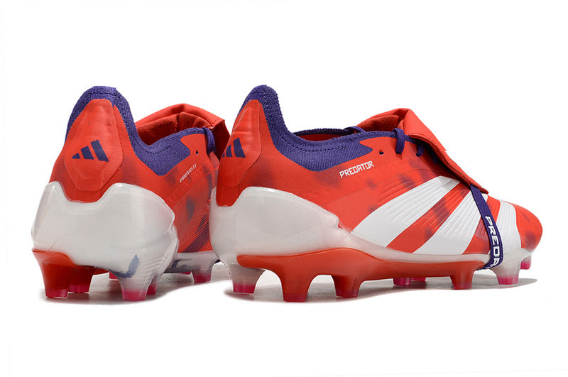 ADIDAS PREDATOR 24 FT ELITE CAMPO - LARANJA E BRANCA