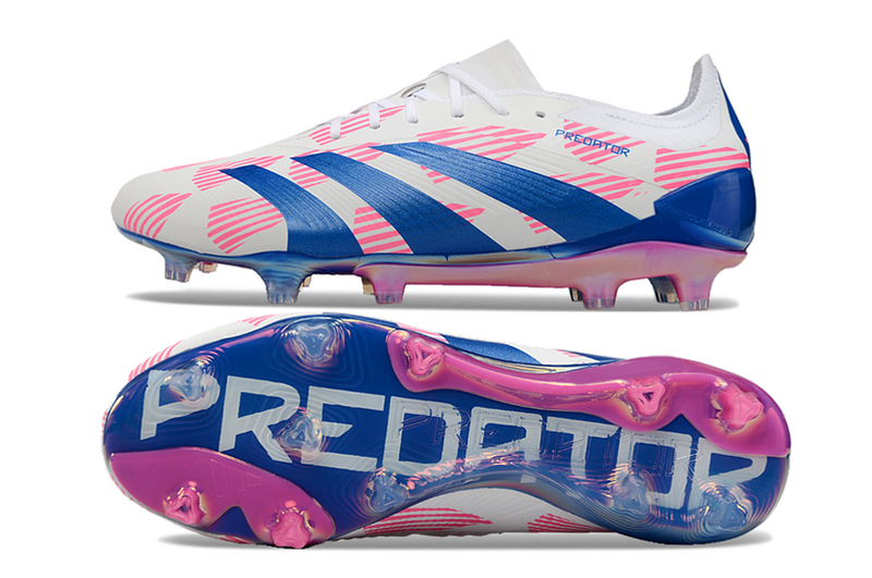 ADIDAS PREDATOR 24 ELITE CAMPO "REEMERGENCE" BRANCA E AZUL