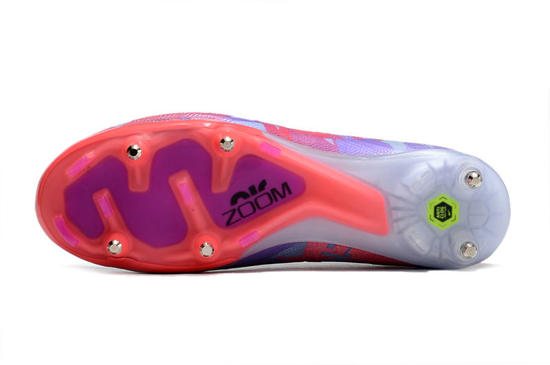 CHUTEIRA NIKE AIR ZOOM MERCURIAL SUPERFLY 9 ELITE TRAVA MISTA FIXA "VALENTINES DAY" - ROXA