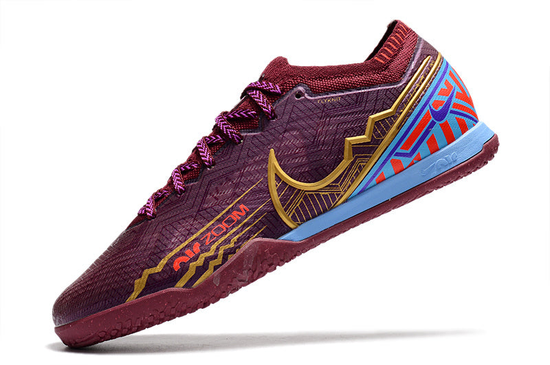 CHUTEIRA NIKE AIR ZOOM MERCURIAL VAPOR 15 ELITE FUTSAL "MBAPPÉ" - ROXA
