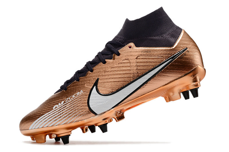 CHUTEIRA NIKE AIR ZOOM MERCURIAL SUPERFLY 9 ELITE TRAVA MISTA "GENERATION" - COBRE