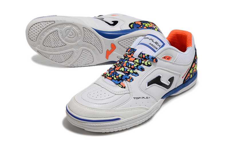 CHUTEIRA JOMA TOP FLEX FUTSAL - BRANCA